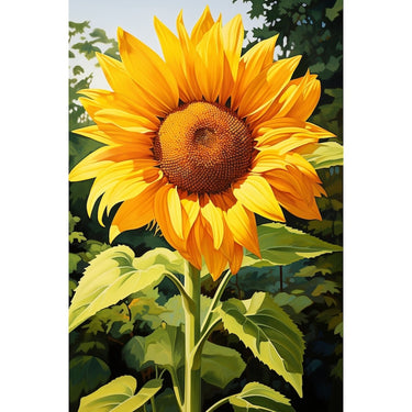 Sunflower Wall canvas